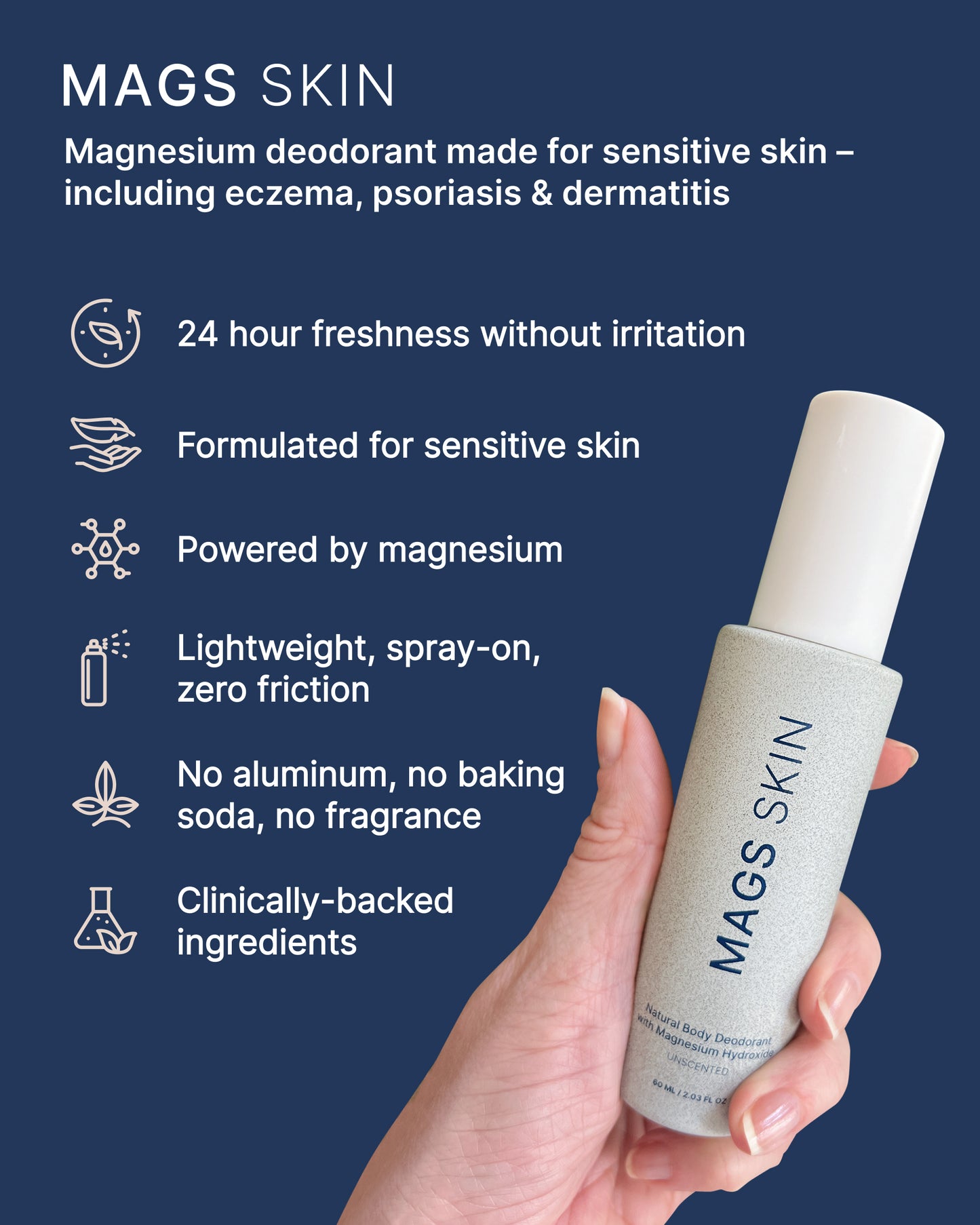 MAGS Skin Deodorant For Sensitive Skin